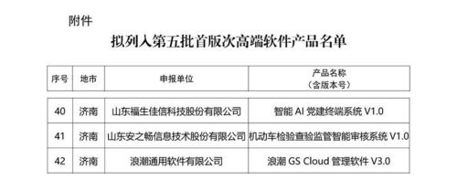 福生佳信智能AI黨建終端系統(tǒng)入選山東省首版次高端軟件產(chǎn)品名單，推動(dòng)信息系統(tǒng)集成服務(wù)新突破